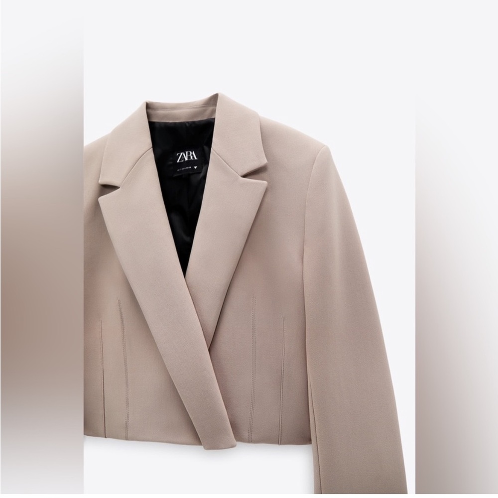Beige zara blazer